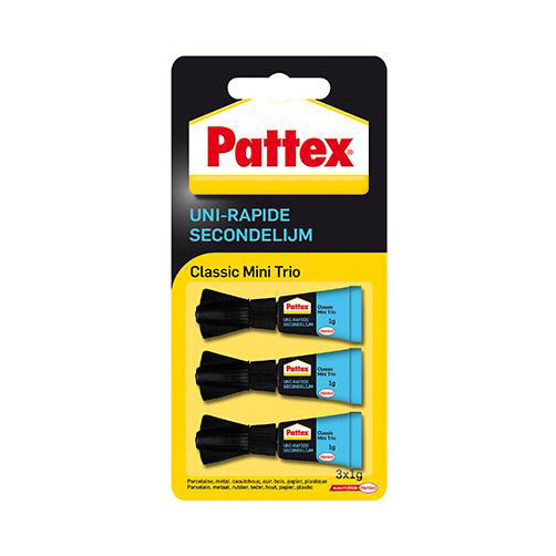 Pattex Classic secondelijm tube (3 x 1 gram) 206229 - 1
