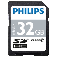 Philips SDHC geheugenkaart class 10 - 32GB FM032SD45B 098113