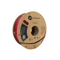 !! INACTIVE !! < Polymaker PolyFlex TPU-95A High Speed filament 1,75 mm Translucent Red 1 kg DFP14371