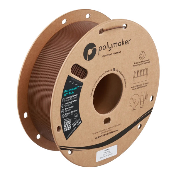 Polymaker - HT-PLA Filament - Bruin - 1,75 mm - 1 kg DFP16144 - 1