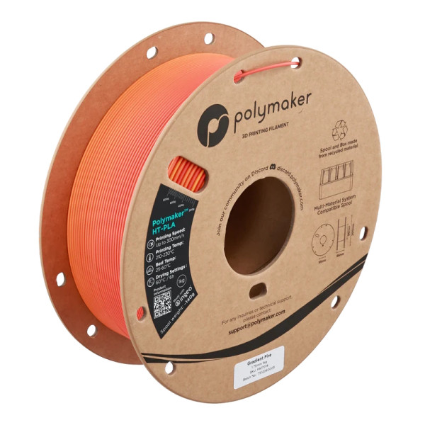 Polymaker - HT-PLA Filament - Gradient Fire - 1,75 mm - 1 kg DFP16149 - 1