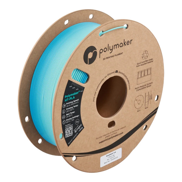 Polymaker - HT-PLA Filament - Gradient Ice - 1,75 mm - 1 kg DFP16148 - 1