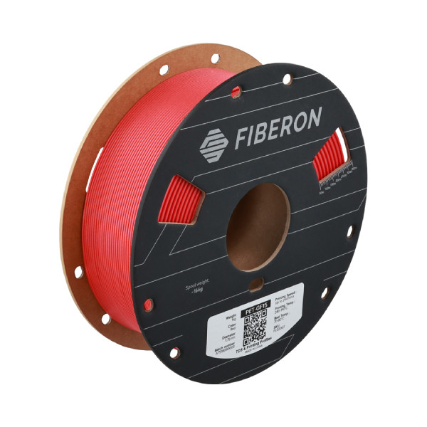 Polymaker Fiberon PET-GF15 Filament 1,75 mm Red 1 kg DFP16282 - 1
