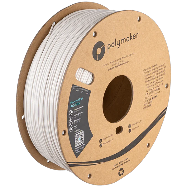 Polymaker PC-ABS filament 1,75 mm White 1 kg DFP14006 - 1