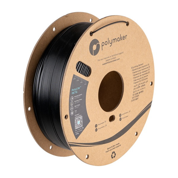 Polymaker PETG filament 1,75 mm Black 1,75 mm 1 kg DFP16294 - 1