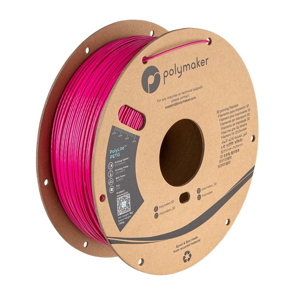 Polymaker PETG filament 1,75 mm Magenta 1 kg DFP16347 - 1
