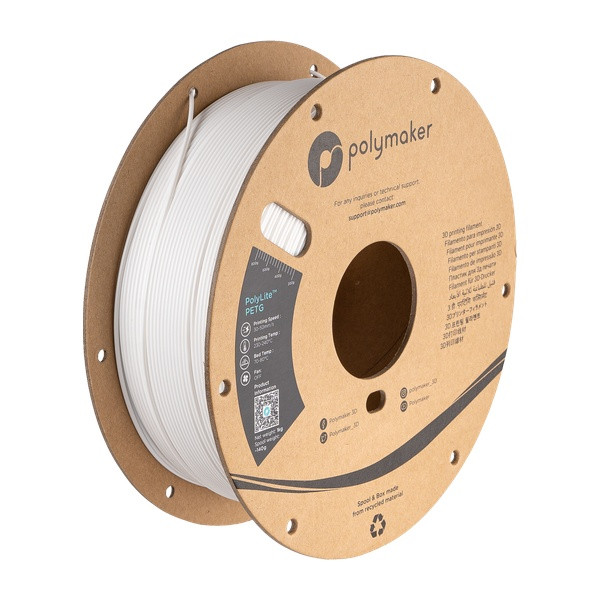 Polymaker PETG filament 1,75 mm White 1 kg DFP16298 - 1