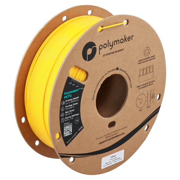 Polymaker PETG filament 1,75 mm Yellow 1,75 mm 1 kg DFP16299 - 1