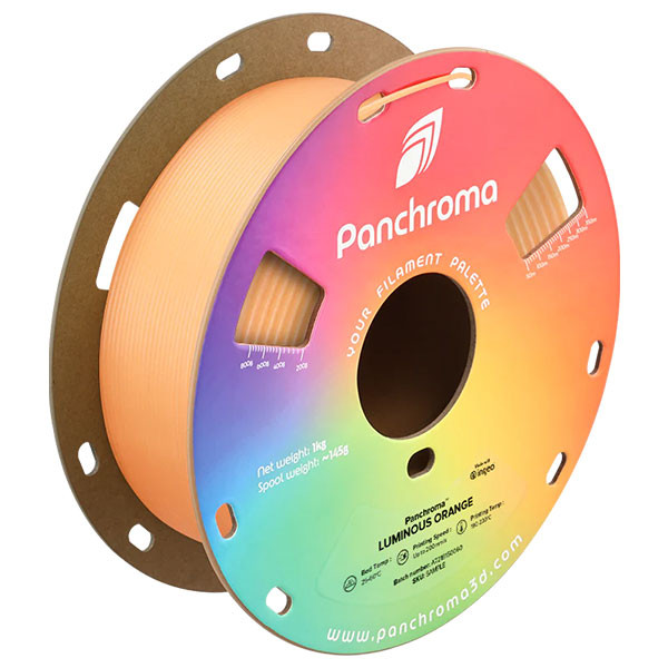 Polymaker Panchroma™ PLA Luminous filament Orange 1,75 mm 1 kg DFP14432 Polymaker Panchroma™ PLA Luminous filament Orange 1,75 mm 1 kg DFP14432 - 1