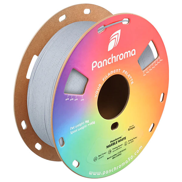 Polymaker Panchroma™ PLA Marble filament White 1,75 mm 1 kg CA04005 DFP14478 - 1