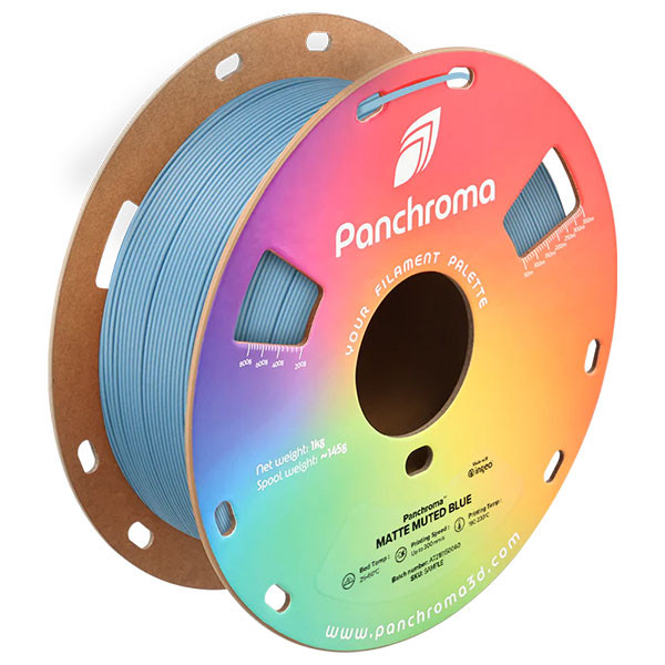 Polymaker Panchroma™ PLA Matte filament Muted Blue 1,75 mm 1 kg CA04024 DFP14497 - 1