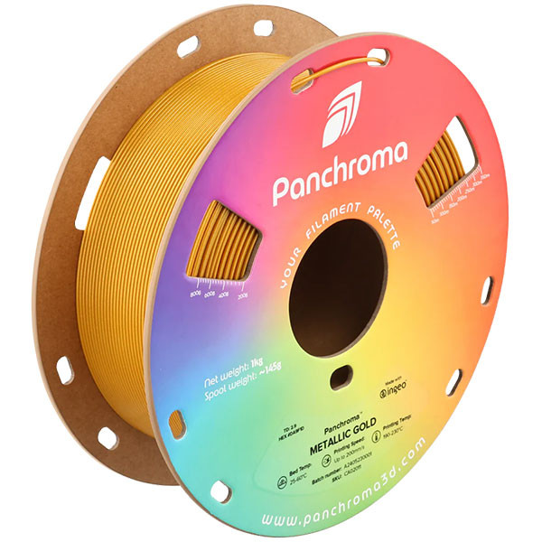 Polymaker Panchroma™ PLA Metallic filament Gold 1,75 mm 1 kg CA02011 DFP14411 - 1
