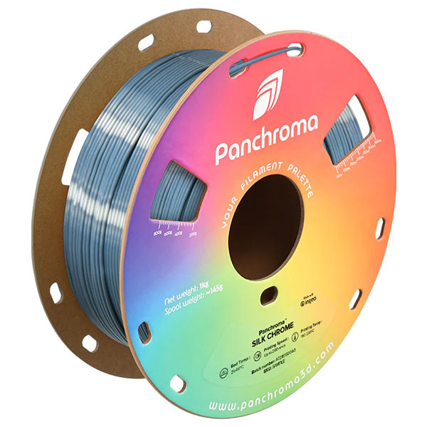 Polymaker Panchroma™ PLA Silk filament Chrome 1,75 mm 1 kg CA03005 DFP14445 - 1