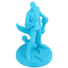 Polymaker Panchroma™ PLA Translucent filament Cyan 1,75 mm 1 kg CA02001 DFP14403 - 2