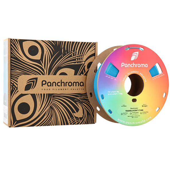 Polymaker Panchroma™ PLA Translucent filament Cyan 1,75 mm 1 kg CA02001 DFP14403 - 3