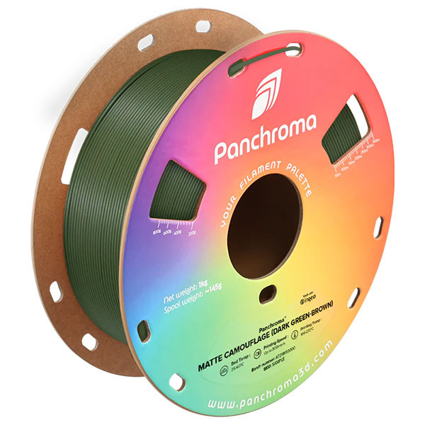 Polymaker Panchroma PLA Dual Matte filament 1,75 mm Camouflage (Dark Green-Brown) 1 kg DFP14515 - 1