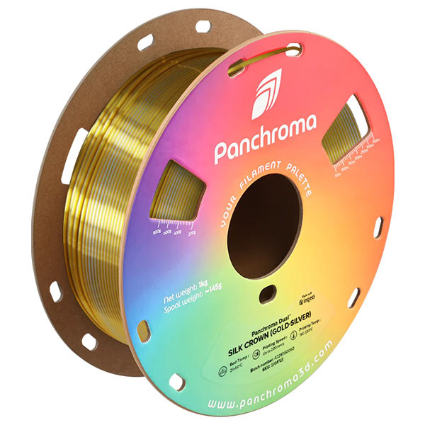 Polymaker Panchroma PLA Dual Silk filament Crown (Gold-Silver) 1,75 mm 1 kg DFP14467 - 1