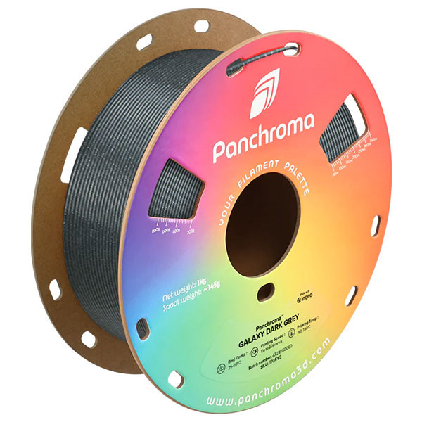 Polymaker Panchroma PLA Galaxy filament 1,75 mm Dark Grey 1 kg DFP14427 - 1