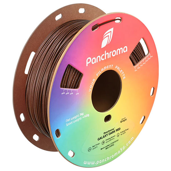 Polymaker Panchroma PLA Galaxy filament 1,75 mm Dark Red 1 kg DFP14426 - 1