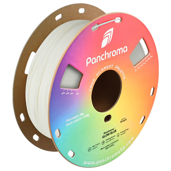 Polymaker Panchroma PLA Glow filament 1,75 mm Blue 1 kg DFP14428 - 1