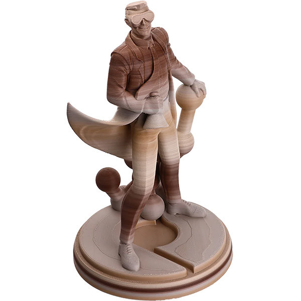 Polymaker Panchroma PLA Gradient Matte filament Cappuccino 1,75 mm 1 kg DFP14532 - 2