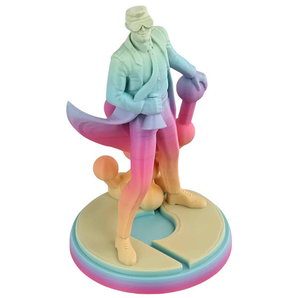 Polymaker Panchroma PLA Gradient Satin filament 1,75 mm Rainbow 1 kg DFP14535 - 2