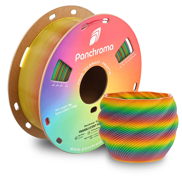 Polymaker Panchroma PLA Gradient Translucent filament 1,75 mm Rainbow 1 kg DFP14546 - 1