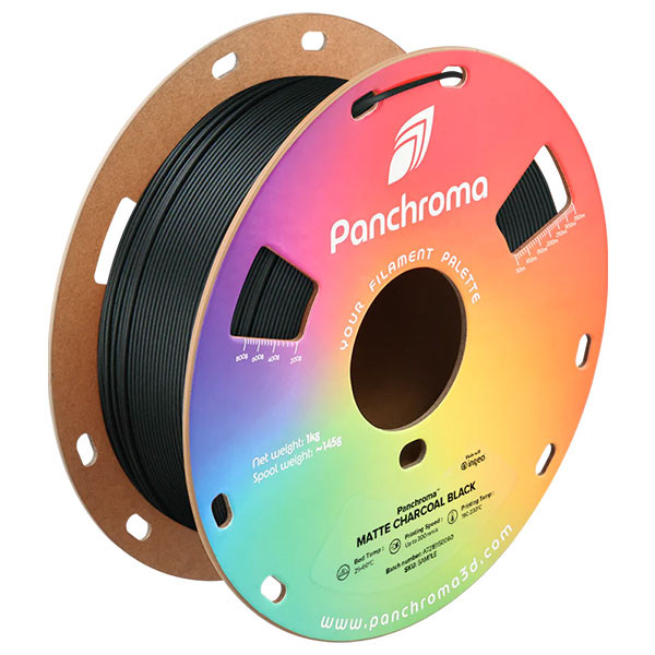 Polymaker Panchroma PLA Matte filament 1,75 mm Charcoal Black 1 kg DFP14488 - 1
