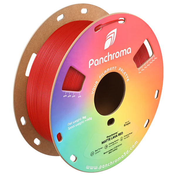 Polymaker Panchroma PLA Matte filament 1,75 mm Lava Red 1 kg DFP14494 - 1