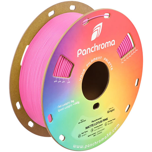 Polymaker Panchroma PLA Matte filament 1,75 mm Lotus Pink 1 kg DFP14475 - 1