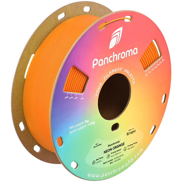 Polymaker Panchroma PLA Neon filament 1,75 mm Orange 1 kg DFP14409 - 1