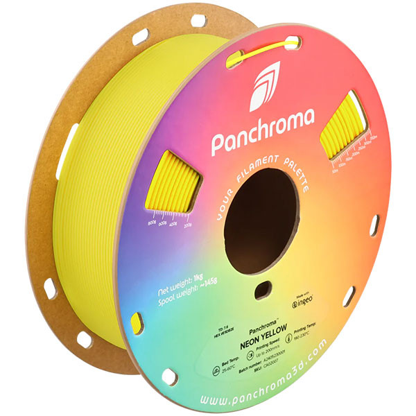 Polymaker Panchroma PLA Neon filament 1,75 mm Yellow 1 kg DFP14408 - 1