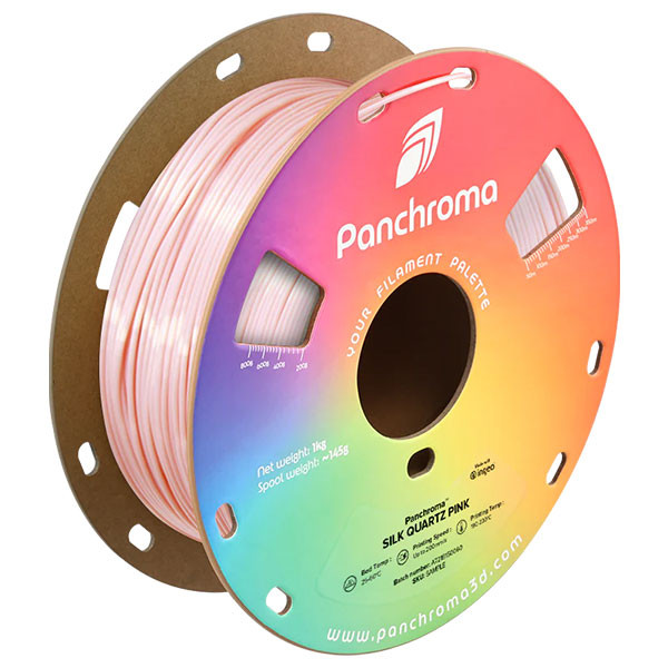 Polymaker Panchroma PLA Silk filament 1,75 mm Quartz Pink 1 kg DFP14453 - 1