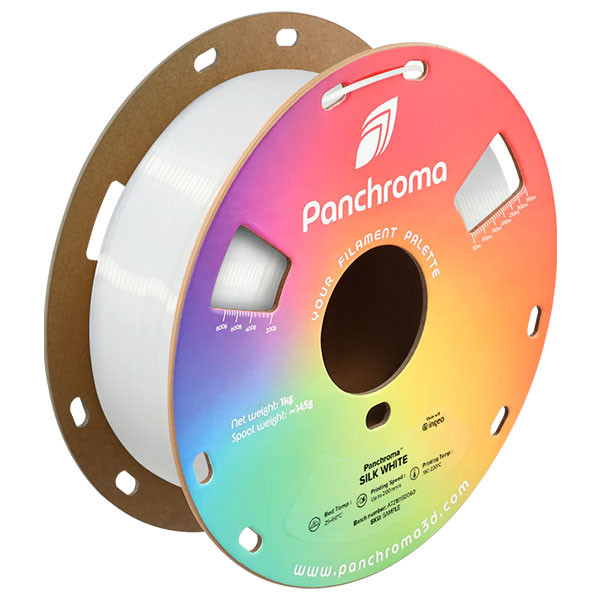 Polymaker Panchroma PLA Silk filament 1,75 mm White 1 kg DFP14460 - 1