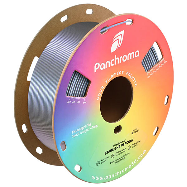 Polymaker Panchroma PLA Starlight filament 1,75 mm Mercury 1 kg DFP14418 - 1