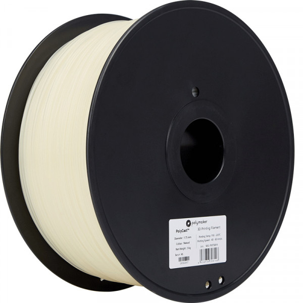Polymaker PolyCast filament 1,75 mm Natural 3 kg DFP14172 - 1