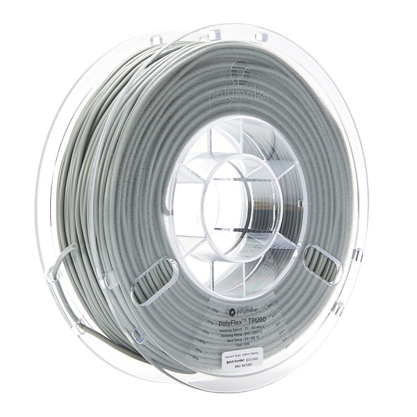 Polymaker PolyFlex TPU-90A filament 2,85 mm Grey 0,75 kg 70831 PD02008 PM70831 DFP14017 - 1