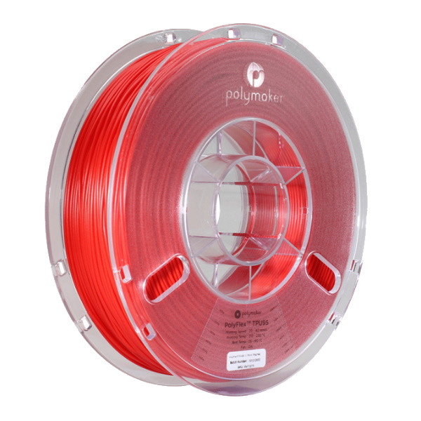 Polymaker PolyFlex TPU-95A filament 2,85 mm Red 0,75 kg 70274 PD01009 PM70274 DFP14179 - 1