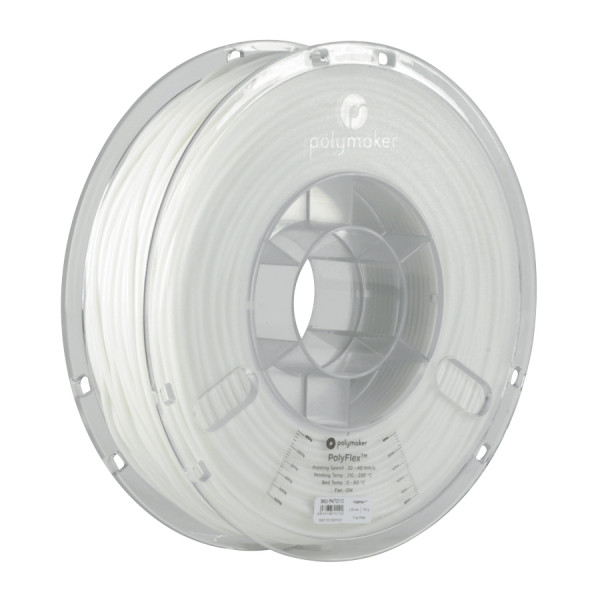 Polymaker PolyFlex TPU-95A filament 2,85 mm White 0,75 kg 70110 PD01008 PM70110 DFP14031 - 1