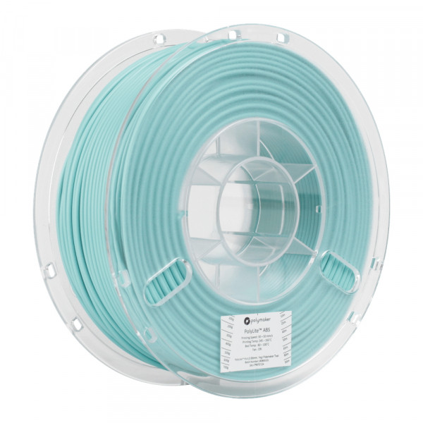 Polymaker PolyLite ABS filament 2,85 mm Teal 1 kg 70124 PE01020 PM70124 DFP14049 - 1