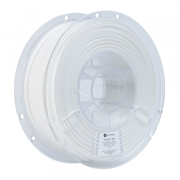 Polymaker PolyLite ABS filament 2,85 mm White 1 kg DFP14053 - 1