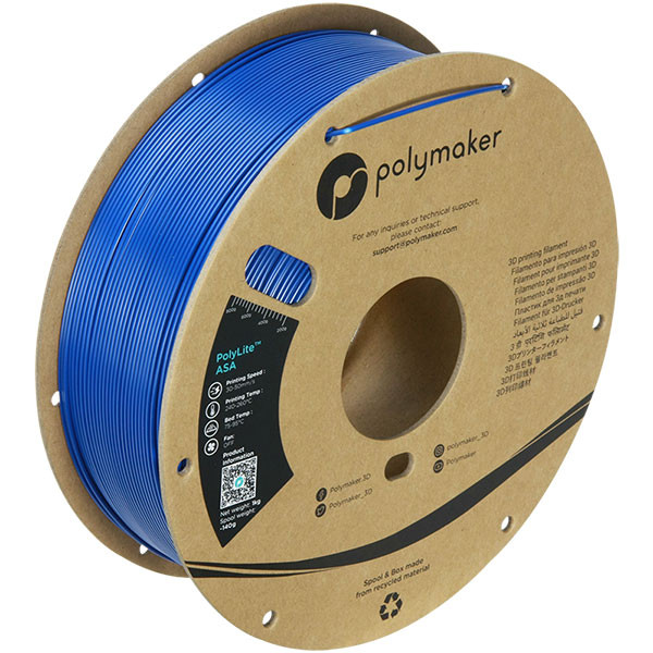 Polymaker PolyLite ASA filament 1,75 mm Blue 1 kg 70858 PF01005 PM70858 DFP14181 - 1