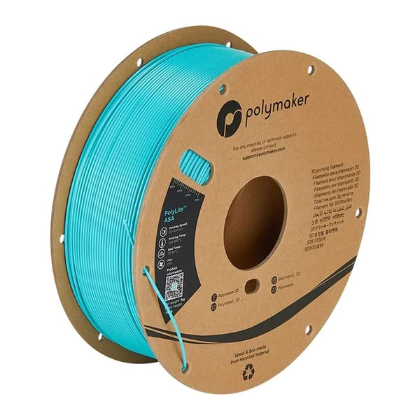 Polymaker PolyLite ASA filament 1,75 mm Teal 1 kg PF01029 DFP14280 - 1