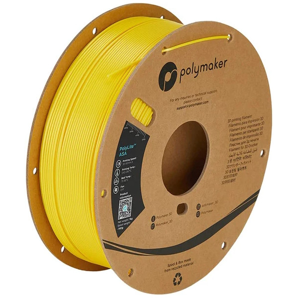 Polymaker PolyLite ASA filament 1,75 mm Yellow 1 kg PF01031 DFP14277 - 1