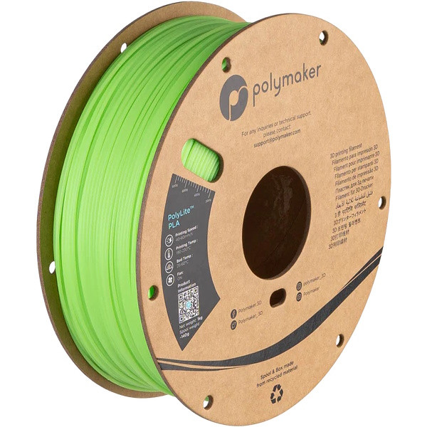 Polymaker PolyLite Luminous PLA Green filament 1,75 mm 1 kg PA02091 DFP14399 - 2