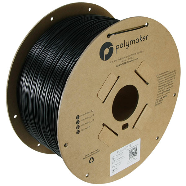 Polymaker PolyLite PETG filament 1,75 mm Black 3 kg PB01043 DFP14298 - 1