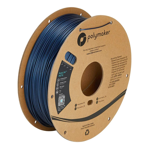 Polymaker PolyLite PETG filament 1,75 mm Dark Blue 1 kg PB01034 DFP14294 - 1