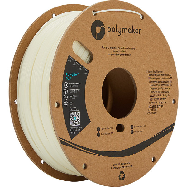 Polymaker PolyLite PLA Glow in the Dark filament 1,75 mm Green 1 kg PA02012 DFP14248 - 1