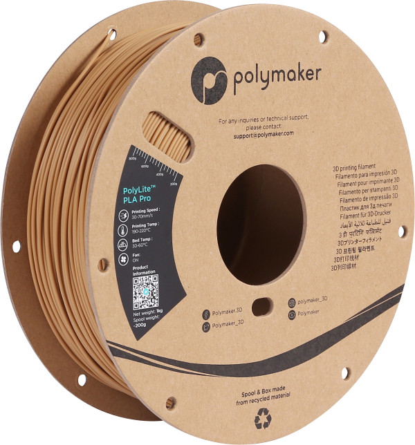 Polymaker PolyLite PLA PRO filament 1,75 mm Army Beige 1 kg PA07027 DFP14264 - 1