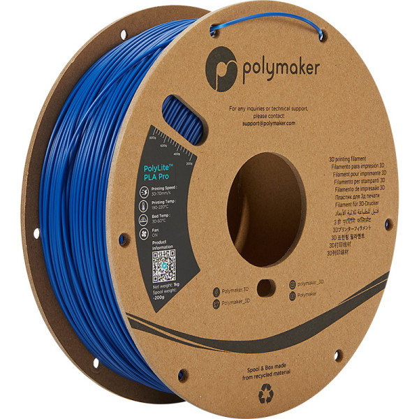 Polymaker PolyLite PLA PRO filament 1,75 mm Blue 1 kg PA07005 DFP14256 - 1